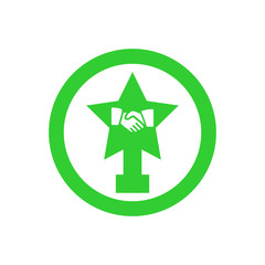 Badge, certificate, medal, quality, reward, Award Plaque, Award Ribbon. green award icon