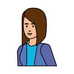 elegant businesswoman avatar character