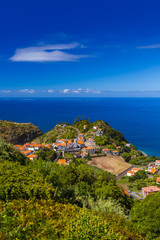 Fototapeta na wymiar Village Boaventura in Madeira Portugal