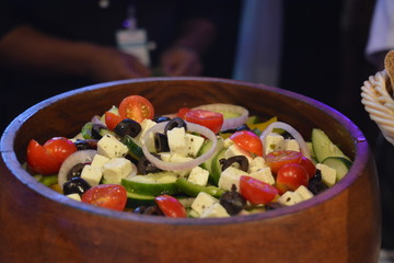 fresh vegetables in a pan