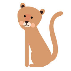 cute cat flat illustration