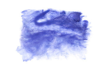 blue watercolor colorful abstract background.Drawing on wet paper.Template for business cards, design, texts