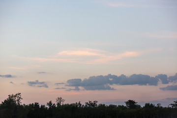 Fototapeta premium scence of beautiful sunset