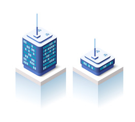 Architecture vector illustration city