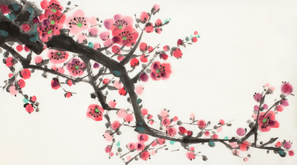 plum blossom branch