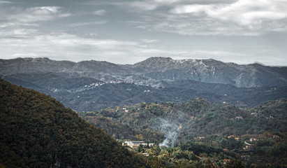 Fototapeta na wymiar evocative tuscany landscape