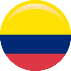 Fototapeta premium Flag of Colombia. Accurate dimensions, elements proportions and colors.