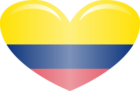 Flag of Colombia. Accurate dimensions, elements proportions and colors.