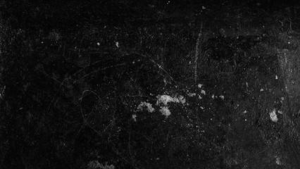Abstract modern black and white wallpaper. Dark theme for smartphone, computer monitor. Old black background. Grunge texture. Metal. Minimalism.