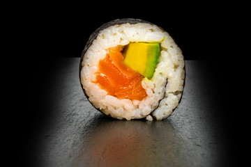 Sushi Roll on slate