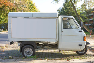 KFZ Lieferwagen Werbefläche - retro