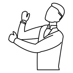 black musician jazz character