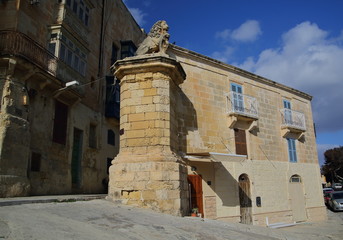 Cityscape of old town in Valetta, capital city of Malta