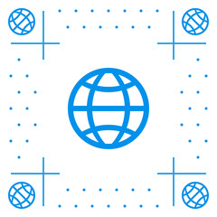 Globe Icon Background