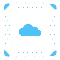 Cloud Icon Background