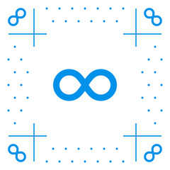 Infinity Icon Background