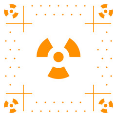 Radioactive Icon Background