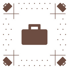 Briefcase Icon Background