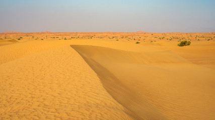 Fototapeta na wymiar Dubai Wüstenlandschaft