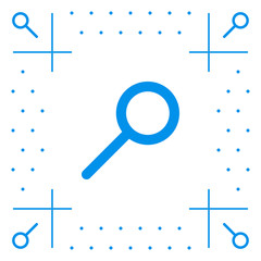Magnifying Glass Icon Background