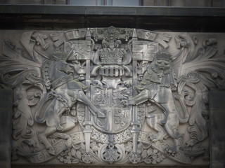 Fototapeta na wymiar Schlos Edinburgh Wappen