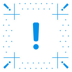 Exclamation Point Icon Background