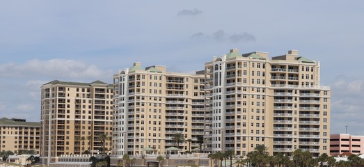Clearwater beach Florida skyline