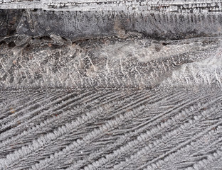 The art of natures winter ice