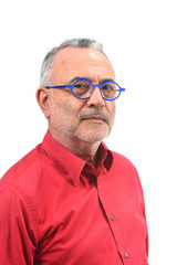 Obraz premium portrait of a man on white background