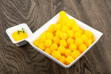 Cheese corn balls