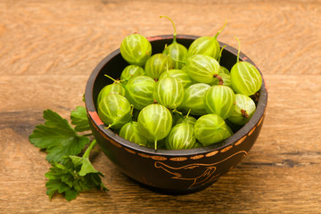 Gooseberries in the bowl