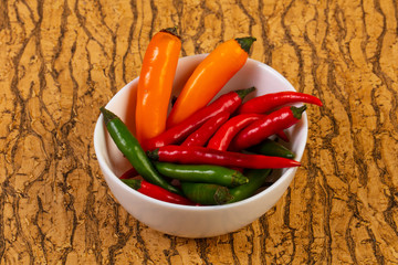 Chili pepper heap