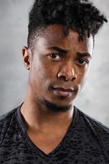 Obraz premium Portrait of handsome African American man