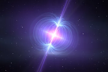 Magnetar - Neutronenstern mit einem extrem starken Magnetfeld © Peter Jurik
