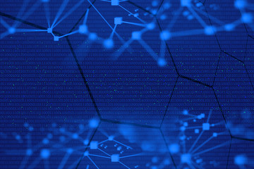 computer networking illustration bacground, deep learning, data software program process, hacker server, ai technology with web system 01 code