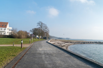Seashore of Baltic Sea in Sonderborg, Denmark.