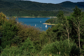 Fototapeta na wymiar Solina lake