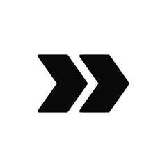 Double arrows vector icon