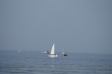 sailboat on the sea