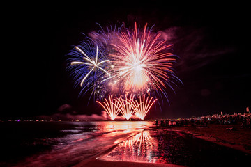 Fireworks in Forte dei Marmi, Tuscany