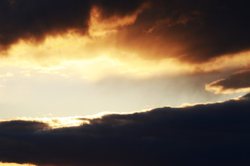 CLOUDS, PLANE, 