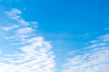 blue sky with white clouds
