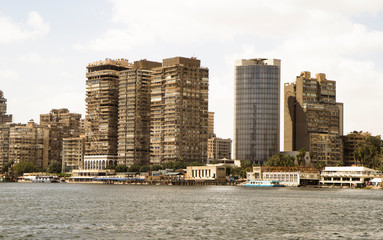 Egipt Kair Rzeka Nil - obrazy, fototapety, plakaty
