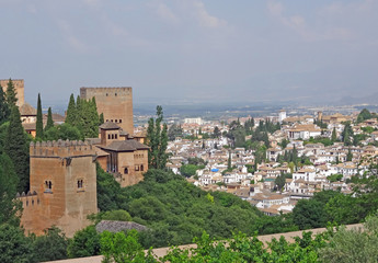 Fototapeta na wymiar Espagne, Alhambra de Grenade