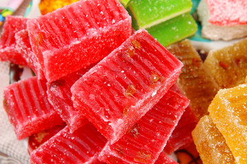 colorful jelly candies 