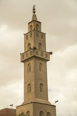 Wieża meczetu Kair - obrazy, fototapety, plakaty