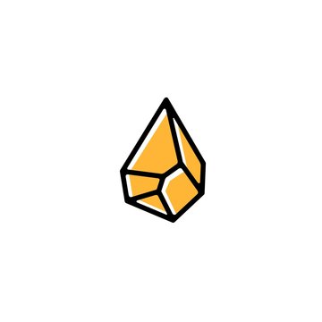 drop oil stone logo vector icon illustration