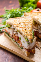 Bacon, Lettuce and Tomato BLT Sandwiches