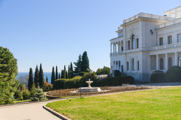 Livadia palace in spring