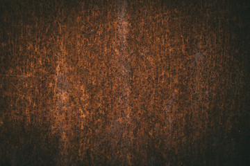 Rusted metal texture and background in vintage style. 